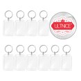 thumbnail image 4 of CIMAXIC 10 Pcs Cadre Photo Insert Vierge Anneau Fendu Porte-Clés Anneau Fonctionnel Cadre Photo,1.97"X1.3"X0.2", 4 of 4