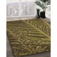 thumbnail image 3 of Ahgly Company Machine Washable Indoor Square Transitional Bakers Brown Area Rugs, 5' Square, 3 of 7