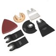 thumbnail image 4 of 16Pcs Mix Oscillating Saw Blade Sandpaper Trimming Machine Accessories Woodworking Tool, 4 of 8
