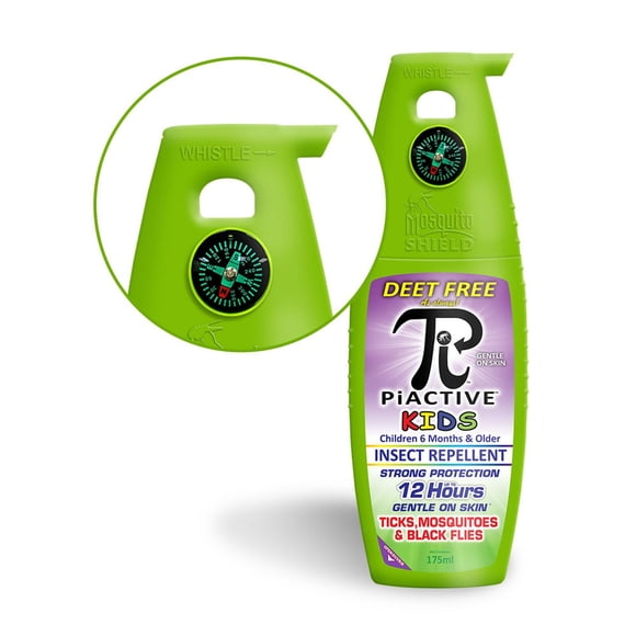 PiACTIVE™ Kids 12-Hour DEET-FREE Insect Repellent Pump Spray, 175ml