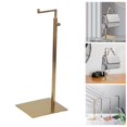 thumbnail image 2 of pitrice Handbag Display Rack Shoulder Bags Holder Storage Stand Hook clothing stores Purse Stand Multi Purpose for Countertop Gold Drawing, 2 of 9