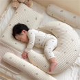 thumbnail image 2 of Cushion Pillow Soft Cartoon Embroidery Design Comfortable Portable Cute Avoid Bumps Hard to Fade Nursery Room Baby Bed Decorative Pillow for Office, 2 of 8