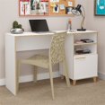 thumbnail image 2 of Manhattan Comfort Minetta Bureau d'Écriture Blanc, 2 of 4