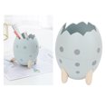 thumbnail image 4 of Dinosaur Pencil Holder, Dinosaur Egg Pen Storage Cute Style PP Material Detachable Structure Space Saving  For Home For Schools Blue, 4 of 8