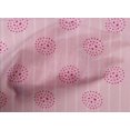 thumbnail image 4 of oneOone Cotton Cambric Fabric Dot & Stripe Block Printed Fabric 1 Yard 56 Inch Wide, 4 of 4