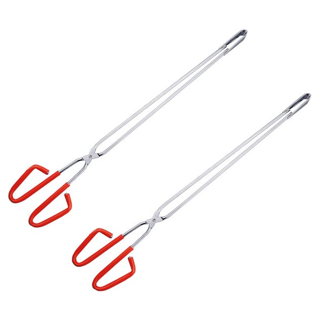 MasteelfCA 2Pcs Stainless Steel Trash Picking Pliers Trash Grabber Tools Trash Picking Tool