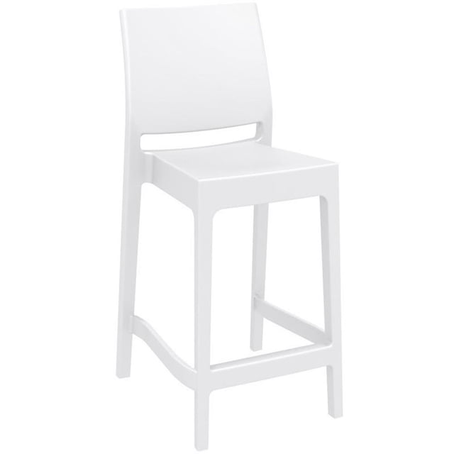 Compamia Siesta Maya Resin 29.5" Barstool in White