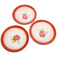 thumbnail image 2 of Miangastore 3 Pcs Assiette Vintage Émaillée Multifonctionnelle Assiette de Fruits Récipient Alimentaire Vaisselle Motif Aléatoire, 2 of 8