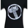 thumbnail image 2 of Thor Marvel Superhero Comics Distressed Icon Adult Fitted Jersey T-Shirt Tee, 2 of 3