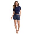 thumbnail image 4 of Jockey Chemise Courte à Revers en Coton Modal pour Femme, 4 of 5