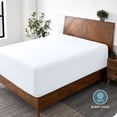 thumbnail image 3 of Bare Home Fitted Sheet - 22" Extra Deep Pocket - Premium 1800 Collection - Twin, White, 3 of 7