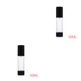 thumbnail image 1 of QualitChoice Bouteille de Rangement Cosmétique Portable Vide pour Lotion, Conteneur de Voyage Transparent pour Cosmétiques, 30ml 50ml 2ensemble, 1 of 6