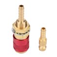 thumbnail image 2 of M6 Gas Water Quick Connector, Fast Connection M6 Hose Fitting,  Brass, Wear Resistant, Durable, for MIG TIG Welder Torch, 2 of 7
