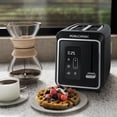 thumbnail image 2 of Kalorik Designer Series Digital 2-Slice Toaster, in Black with Silver, 2 of 9