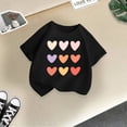 thumbnail image 2 of WEAIXIMIUNG avec T-Shirt Décontracté d'Été à Manches Courtes et Col Rond pour Filles avec Imprimé Graphique Mignon, 2 of 4