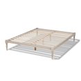 thumbnail image 3 of Baxton Studio Iseline Queen Size White Finished Wood Platform Bed Frame, 3 of 9