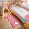 thumbnail image 4 of EGNMCR Bathroom Rugs, Rugs for Living Room, Area Rug, Bath Mat Easter Bunny Shaped Floor Mat For Bedroom Porch Hallway Dorm Easter Home Decoration Easter Gift Polyester fiber floor m at, 4 of 9