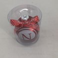 thumbnail image 3 of Holiday Time Ornement en verre avec lettre rouge N, 3 of 3