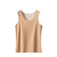 thumbnail image 1 of RXIRUCGD Chandail Décontracté pour Femmes Col Rond Sans Manches Haute Élasticité Garde au Chaud sous-Vêtements Hauts (Kaki, Taille : L), 1 of 3