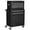 Black, variant on Costway 2 in 1 Rolling Cabinet Storage Chest Box Organizer w/ 6 Drawers Red
