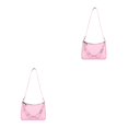 thumbnail image 4 of maskred Sac sous-Bras pour Femmes à la Mode et Polyvalent pour Tous les Jours Large Rose 2Set, 4 of 6