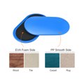 thumbnail image 4 of Unique Bargains Exercise Core Sliders, Oval Glider Discs with Feet Covers, Dual Sided, Home Gym, Blue, 4 of 6