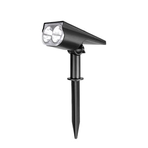 TIMIFIS Solar Light Bright Solar Spotlights, Solar Outdoor Lights 2-in-1 Wireless Solar Lights for Yard Garden Flag Pool Patio Porch Walkway （1Pack） Lighting & Ceiling