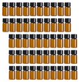 thumbnail image 3 of facefd 50x Refillable Glass Bottles Durable Mini for Fragrance Samples 3ml Concave Plug, 3 of 9