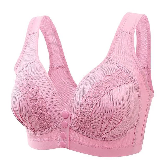 "Womens Comfy Bra, Posture Correction Front-Close Bra, Womens Ultra-Comfy Bra, Front Hook, Stretch Lace, Posture Correction-One Piece Bra"