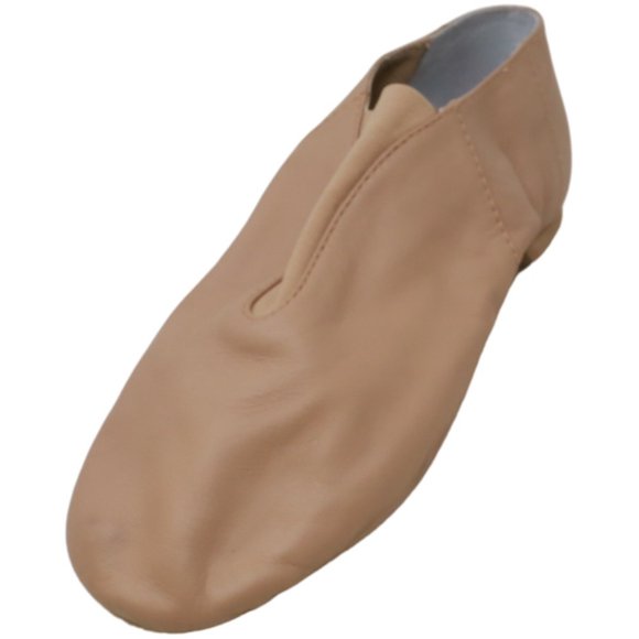 Bloch pour Femmes Super Jazz Shoe Beige à la Cheville en Cuir Danse - 7.5M