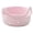Pink-956, variant on Cotton Rope Storage Basket with Cat Ears,Handwoven Organizer Bin for Toys,Office Supplies,Cosmetics,Desktop Sundries,SouMaox