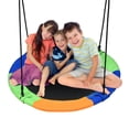 thumbnail image 1 of Gymax Balançoire Soucoupe Volante de 40 Pieds' pour Arbre, Ensemble de Jeu Extérieur avec Cordes Ajustables, Coloré, 1 of 10