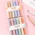 thumbnail image 4 of Soft Highlighter Marker Pens Marker Pens 6 Color Highlighter Set Soft Highlighter Marker Pens Aesthetic Pastel Colours Diary Planner Notes Office School Supplies, 4 of 8
