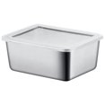 thumbnail image 1 of Stainless Steel Food Container with Lid, 5.3x4.1x2.2 inch Stackable Meal Prep Bento Box, Leakproof Airtight Storage for Fridge, Oven-Safe Portion Control Lunch Box, 1 of 5