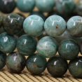 thumbnail image 4 of Bracelet Extensible Unisexe en Perles Rondes de 8 mm en Jaspe Sanguin Australien Naturel 7 Pouces, 4 of 5