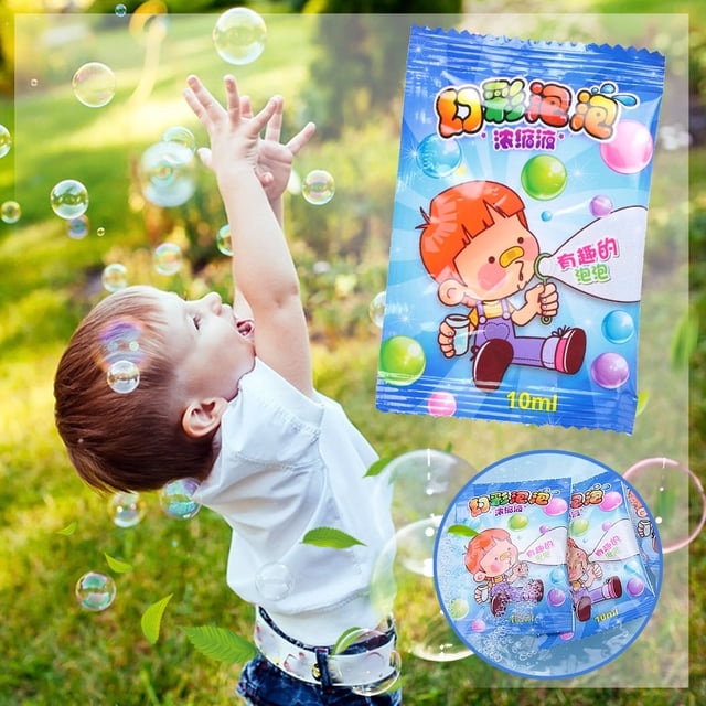 Bable Toy Blower Solution - Water-based 10ml Soap Liquid for Outdoor Activities Weddings Parties and Events