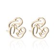 thumbnail image 3 of Boucles d'Oreilles pour Femmes Ensemble de Bagues Pendentif Mode pour Femmes Collier Clavicule Coloré Boucles d'Oreilles Exquises, 3 of 3