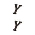 thumbnail image 3 of relayinert Durable And Rustproof Metal House Number Plaque Impeccable Door Decoration Easy To Install Metal Letters House Numbers B17--Y 2Set, 3 of 6
