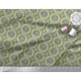 thumbnail image 2 of Soimoi Poly Georgette Fabric Floral Block Print Fabric by The Yard 42 Inch Wide, 2 of 3