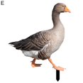 thumbnail image 2 of Duck Decor Realistic Life-like Ornamental Double-sided Printing Rustic Acrylic Garden Poultry Statue for Yard, 2 of 7