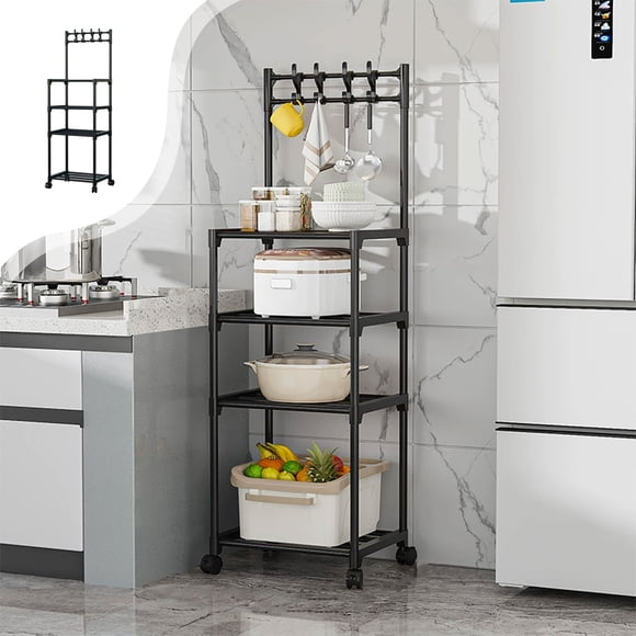 Kitchen Shelf Multi Layer Put Pot Household Floor Storage Rack Kitchen And Bathroom Shelves Simples Storage Shelf
