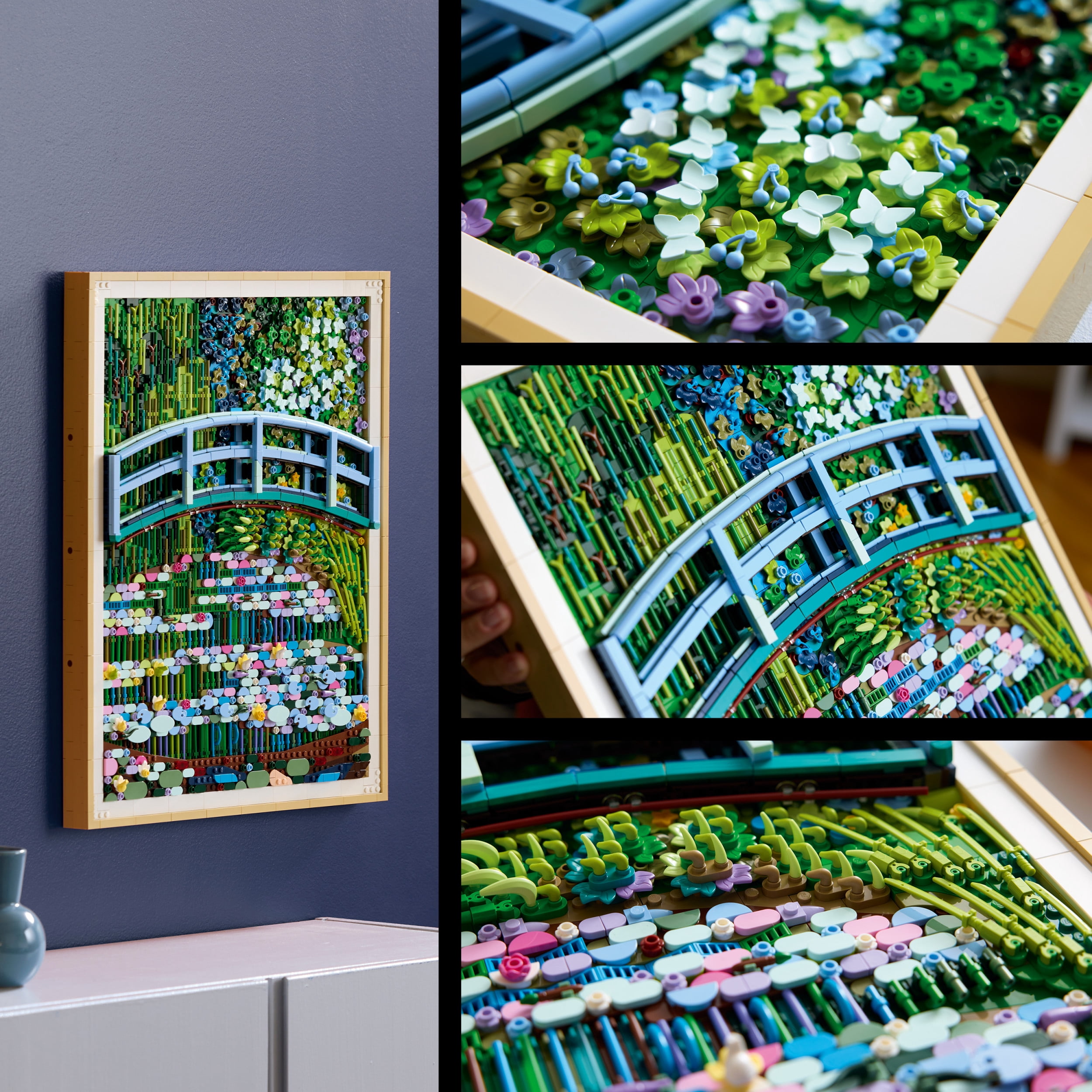 LEGO Art Claude Monet – Le Bassin aux Nymphéas, Harmonie Verte 31220