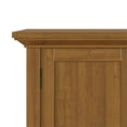 thumbnail image 4 of Simpli Home Redmond Wood 32" Transitional Low Cabinet in Light Golden Brown, 4 of 7