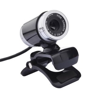 LEHOZIHEQ Webcam, USB Webcam with Microphone, Auto Light Correction, Fixed Focus, USB Plug & Play, for Online Classes, Live Streaming, Video Calls, Conference