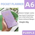 thumbnail image 2 of Tyidzon School Supplies A6 Mini Notebook Organizer Planner Daily Planner Notebook Travel Diary, 2 of 2