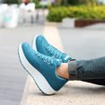 thumbnail image 4 of Chaussures pour Femmes Chaussures de Marche Femmes Décontractées Sport Mode Marche Ballerines Rehaussantes à Talon Compensé, 4 of 8