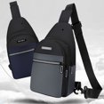 thumbnail image 3 of kurtrusly Hands Free No Burden Outdoors Chest Bag Soft Polyster Large Capacity Easy To Carry Chest Bag For Men green 1Set, 3 of 6
