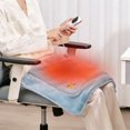 thumbnail image 4 of Heated Leg and Foot Warmer Pad with Fast 3-Second Heating, Adjustable Temperature Settings, Auto Shut-Off Timer and Safety Protection for Office, Bed and Home Use, Extra Large 58x38cm, 4 of 7