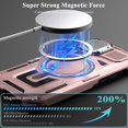 thumbnail image 3 of KOMI for iPhone 16 Pro Max MagSafe Case with Adjustable Metal Camera Lens Cover Stand with 1 Screen Protector,[Mil-Grade Protect] Rugged Heavy Duty Magnetic Case for iPhone 16 Pro Max 6.9" Rose Gold, 3 of 5