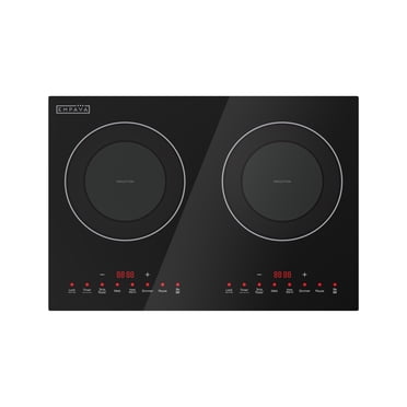 Éléments Chauffants Doubles Portatifs de 13 Po, Surface de Cuisson à Induction Intégrée de 1800 W, 120 V